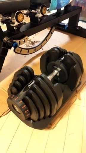 40kg×2モーションズアジャスタブルダンベルセット(マット無し55000円) - 練馬区