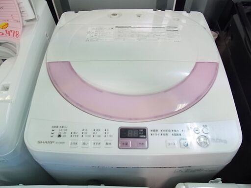 10,978円の30％OFF！SHARP　シャープ　全自動洗濯機　ES-GE60N　6.0kg　ステンレス槽　2013年製