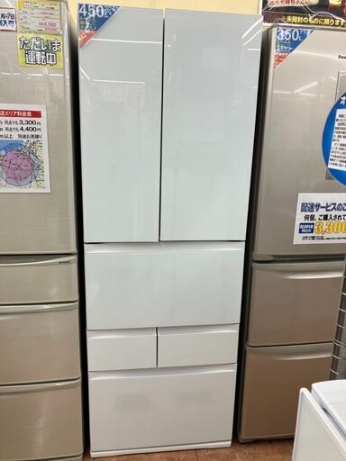 値下げ致しました！TOSHIBA 462L冷蔵庫東芝 GR-K460FD ガラストップ4337