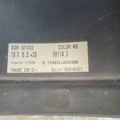 SSRの19インチホイール