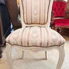 【2脚有】カリモク最高峰 ドマーニ domani Louis XV ルイ15 猫脚ダイニングチェア 検) ロイズ アンティークス ★ 買取帝国 朝霞店