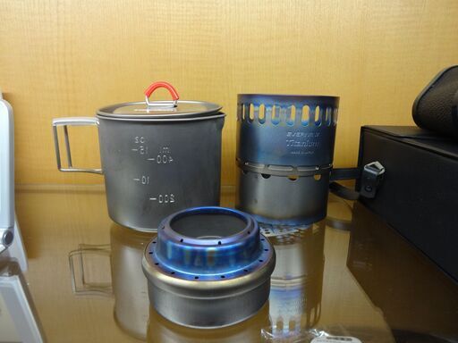 エバニュー チタンポット500 / アルコーストーブスタンド 【モノ市場東浦】151
