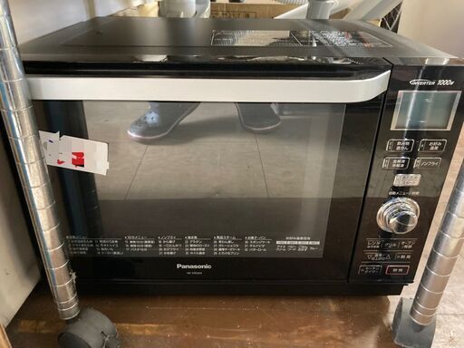 ☆中古￥13,000！Panasonic　パナソニック　オーブンレンジ　家電　2018年製　NE-MS264-K型　【BH068】