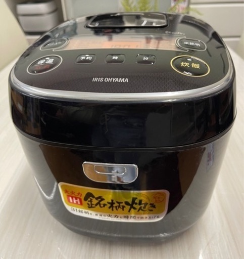 最大:1.8ブラックアイリスオーヤマIHジャー炊飯器 を入荷致しました！！！（╹◡╹）