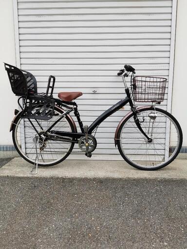 【売約済!!】26インチ 子供乗せ付 LEDオートライトシティーサイクル 防犯登録料込‼︎