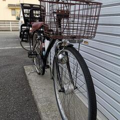 【売約済!!】26インチ 子供乗せ付 LEDオートライトシティーサイクル 防犯登録料込‼︎