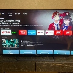 65インチ4K スマートテレビ　android TV 【キャンセ...