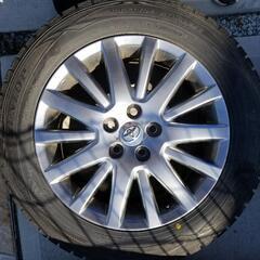 2018年製⭐県内送料無料！値段交渉あり！トヨタ純正アルミホイールスタッドレスタイヤ4本セット
