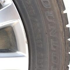 2018年製⭐県内送料無料！値段交渉あり！トヨタ純正アルミホイールスタッドレスタイヤ4本セット