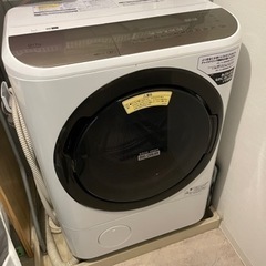 日立　HITACHI 洗濯12kg 乾燥7kg  ドラム式洗濯乾燥機 左開き  BD-NV120FL-W 【ビッグドラム】