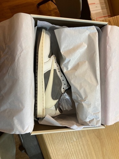 スニーカー 26cm Travis ScottxNike Air Jordan 1 Low