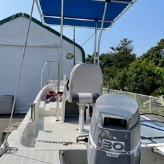仕上げ済み、Tトップ新品、イス新品、スパンカー付き、船体デッキ塗装済み