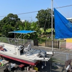 仕上げ済み、Tトップ新品、イス新品、スパンカー付き、船体デッキ塗装済み