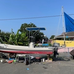 仕上げ済み、Tトップ新品、イス新品、スパンカー付き、船体デッキ塗装済み