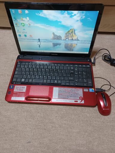 Win10 TOSHIBA  dynabook T350/56BR ノートPC/Core i5-480M/HDD 640GB/メモリ4GB ブルーレイ 最新office2021 無線