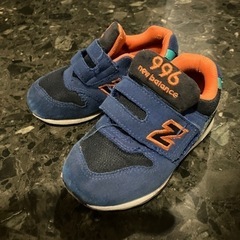 new balance 996 スニーカー 15cm 青