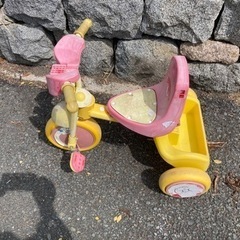 幼児用三輪自転車(黄色)