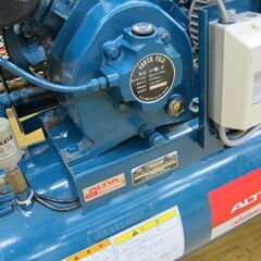 富士コンプレッサーFS37タンク130リットル訳あり 中古品 アースフジ FS 
