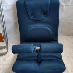 0810-044 腹筋ができる座椅子（青）