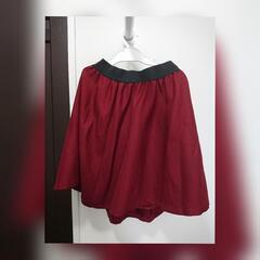 【美品】赤色 スカート free size