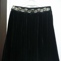 【美品】韓国製 スウェードスカート