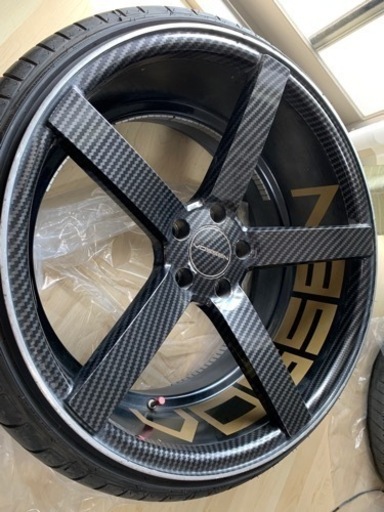 vossen cv3 20インチ10.5j 4本タイヤ付き