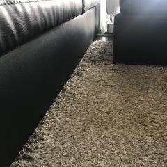 幅206 レザーソファー3人がけ　美品　オットマン付き