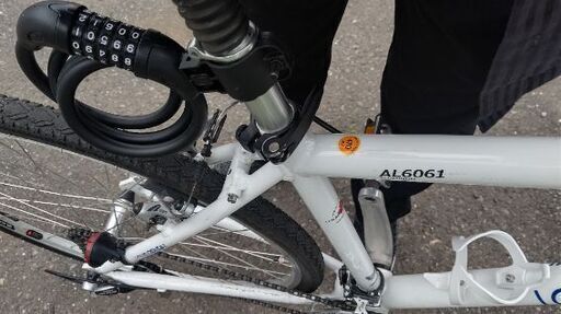 値下げ】ルイガノ TR1 太陽光充電ライト+コイルワイヤーロック付き