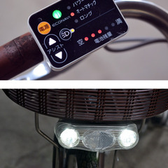 パナソニック Panasonic 電動アシスト自転車 20インチ ELLS03T 内装3段変速 バッテリー　充電器　片側ミラー付き 公式】パナソニック 電動アシスト自転車｜電動アシスト自転車／自転車