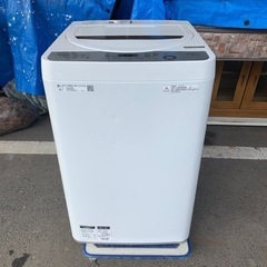 中古 洗濯機 2019年製 SHARP ES-GE4C 4.5キロ