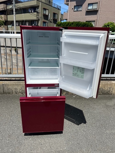 ￥11000(税込) 冷凍冷蔵庫　AQUA AQR−8G(R)形　2018年製　184L  (8-09) 11000(税込) 冷凍冷蔵庫 AQUA AQR−8G(R)形 2018年製 184L (8-09)