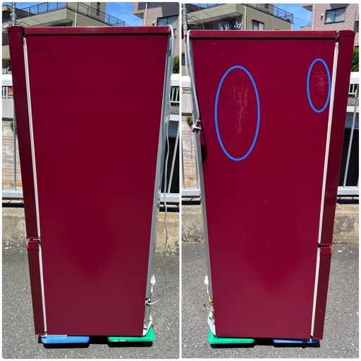 11000(税込) 冷凍冷蔵庫 AQUA AQR−8G(R)形 2018年製 184L (8-09)