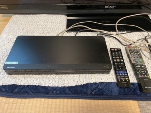 値下げSHARP 60インチTV \u0026HDDレコーダー