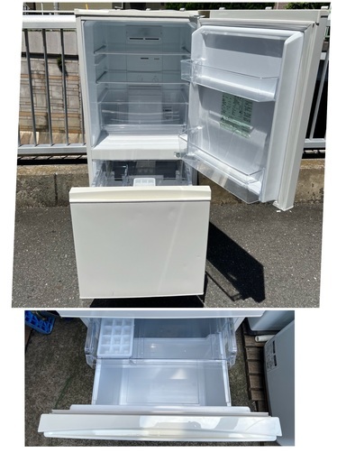 ￥9900(税込) AQUA　冷凍冷蔵庫　AQR−16G (W) 2018 年製 157L (8−11)