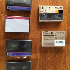 ８ミリ用ビデオカセットテープ・120分（６本）