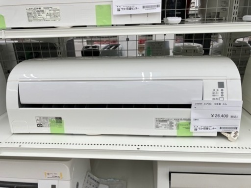 DAIKIN エアコン19年製　TJ110 15048円