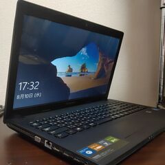 Lenovo 高速SSD120G搭載 メモリ4G CD/DVD/読み書き カメラ内蔵 大画面