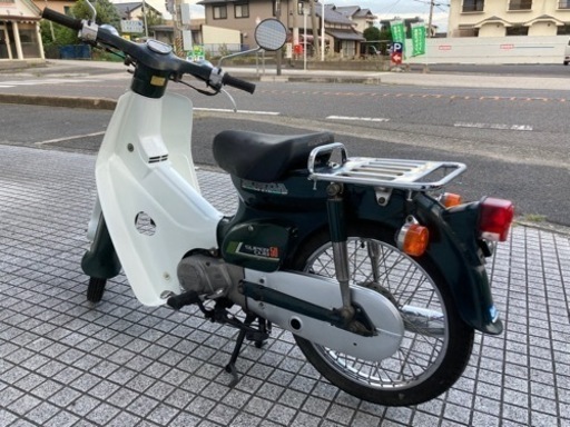 【スーパーカブ50】ピストン新品交換済み　絶好調❗️フロントカバー新品　美品❗️若林自転車　唐崎店　SALE中❗️ スーパーカブ50】ピストン新品交換済み 絶好調❗️フロントカバー新品