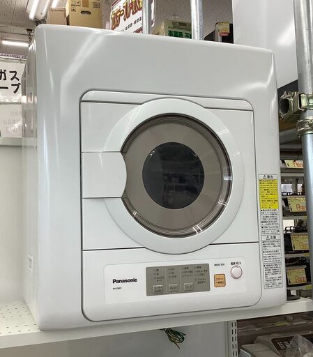 Panasonic/パナソニック 衣類乾燥機 乾燥容量 6.0kg NH-D603 ホワイト 2020年製 取扱説明書付【ユーズドユーズ名古屋天白店】J1994