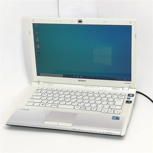 高速SSD 14インチ ノートパソコン SONY VPCCW28FJ 中古良品 Core i3 4GB DVDRW 無線 Webカメラ Windows10 Office 即使用可