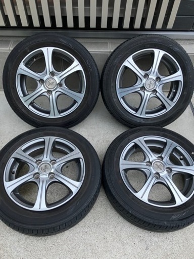 155/65R14 ラジアルタイヤ付きホイール4本 N BOX、タント、ムーブ
