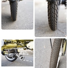 🔴 ふたごじてんしゃ 🔴双子自転車 もみのきいろ 中古 子供乗せ 0808