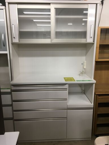 三幸ジャパン 幅120cm キッチンボード 食器棚 収納キッチン システム