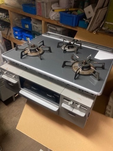 □中古□リンナイ ビルトインガステーブル LPガステーブル ガラス ...