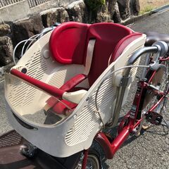 ☆彡子供乗せ自転車!!!ブリヂストンアンジェリーノ!!!電動ではありませんが美品です。中古自転車!!!