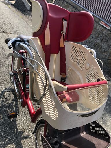 ☆彡子供乗せ自転車!!!ブリヂストンアンジェリーノ!!!電動ではありませんが美品です。中古自転車!!!