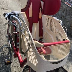 ☆彡子供乗せ自転車!!!ブリヂストンアンジェリーノ!!!電動ではありませんが美品です。中古自転車!!!
