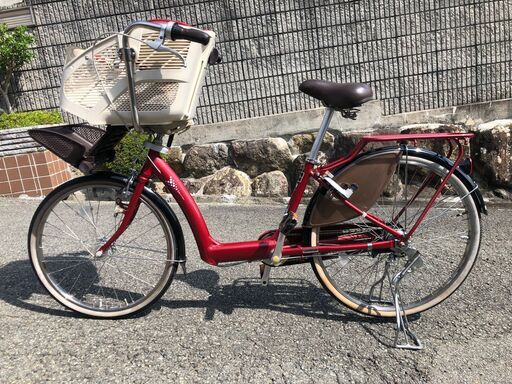 ☆彡子供乗せ自転車!!!ブリヂストンアンジェリーノ!!!電動ではありませんが美品です。自転車!!!