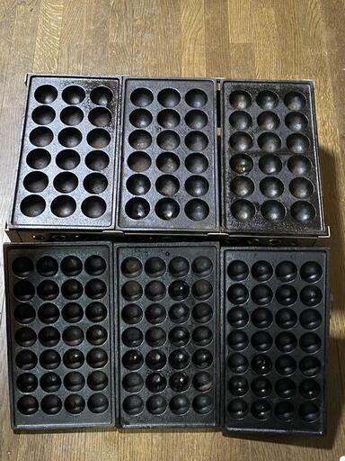 たこ焼機 283S 3連バーナー 18穴＋28穴 6枚 イトキン 伊東金属
