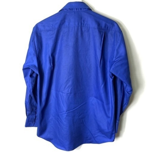 KANSAI UNIFORM カンサイユニフォーム 長袖 シャツ ブルー 青 グラデーション 刺繍 M 日本製 90's 90年代 ヴィンテージ ビンテージ 希少 正規品 古着 カジュアル ウェア ドレス